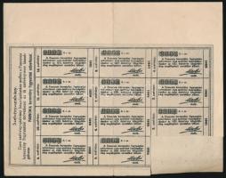 Budapest 1920. "Pannonia Keresztény Fogyasztási Szövetkezet" üzletrésze 50K-ról, szelvénye...