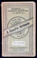 Dr. Serédi Lajos: A filozófia története. Pozsony-Bp., 1904. Stampfel Károly. 164 p. Kiadói, kissé sérül papírborítóban.