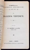 Dr. Serédi Lajos: A filozófia története. Pozsony-Bp., 1904. Stampfel Károly. 164 p. Kiadói, kissé sé...