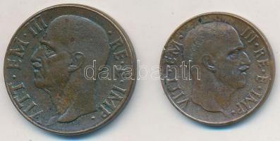 Olaszország 1939R 5c Cu + 10c Cu T:2,2-
Italy 1939R 5 Centesimi Cu + 10 Centesimi Cu C:XF,VF