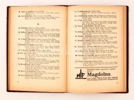 1941 Filmcompass. A Magyar Mozisok Zsebkönyvének évkönyve, benne az adott év moziműsoraival, megjele...