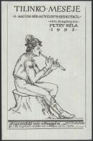 Petry Béla (1902-1996) : Vegyes ex libris tétel, klisé,  3db jelzett, 5db, papír, különböző méretben...