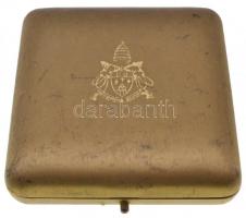 Vatikán 1977. "VI. Pál pápa" jelzett Ag emlékérem eredeti tokban. Szign.: Manzú (36,36g/0....