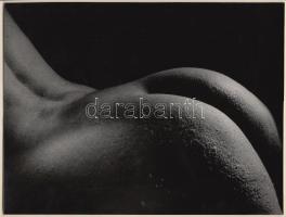cca 1979 Nyári János: Formák harmóniája, feliratozott vintage fotóművészeti alkotás, 18x24 cm