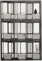 cca 1970 Müller Ferenc: Egyedül, pecséttel jelzett vintage fotóművészeti alkotás, 24x16,5 cm