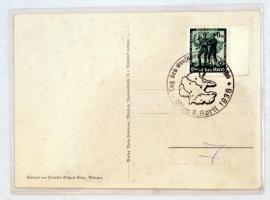 1938 Hitler, náci propaganda nyomtatvány, 15x10cm