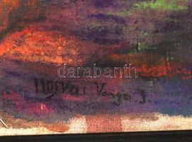 Ilosvai jelzéssel: Utca részlet. Pasztell, vászon, keretben, 48×58 cm