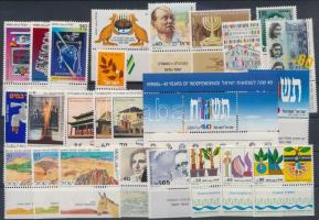 24 stamps with tab and 1 block, 24 klf tabos bélyeg és 1 blokk