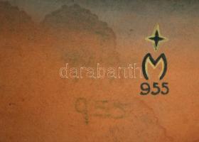 Olvashatatlan jelzéssel: Merengő. Pasztell, papír, jelzett, üvegezett keretben, foltos, 63×52 cm