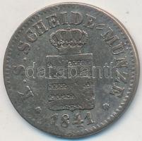 Német Államok / Szász-Albertin 1841G 1Gr (10pf) Ag T:3 patina
German States / Saxony-Albertine 1841...