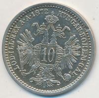 Ausztria 1872. 10kr Ag "Ferenc József" T:2,2- ph. Austria 1872. 10 Kreuzer Ag "Franz Joseph" C:XF,VF edge error