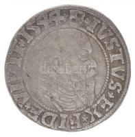 Porosz Hercegség 1544. 1Gr Ag "Brandenburgi Albert" (1,72g) T:2-,3 Duchy of Prussia 1544. 1 Groschen Ag "Albrecht von Brandenburg" (1,72g) C:VF,F