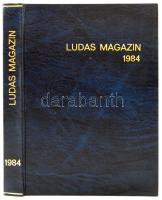 1984 Ludas Magazin teljes évfolyam egybekötve. 12 szám. Korabeli egészvászon-kötésben.