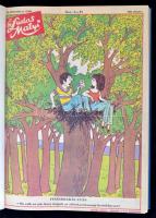 A Ludas Matyi c. szatirikus hetilap 1984-es, XL. évfolyamának számai egybekötve. Teljes évfolyam. Ko...