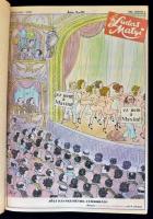 A Ludas Matyi c. szatirikus hetilap 1984-es, XL. évfolyamának számai egybekötve. Teljes évfolyam. Ko...