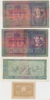 1904. 10K román felülbélyegzéssel (2x) + Románia 1945-1999. 20L-10.000L (5xklf) + Románia DN "R...