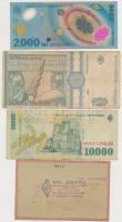 1904. 10K román felülbélyegzéssel (2x) + Románia 1945-1999. 20L-10.000L (5xklf) + Románia DN "R...