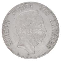 Német Államok / Szászország 1901E 2M Ag "Albert" T:2 German States / Saxony 1901E 2 Mark Ag "Albert" C:XF