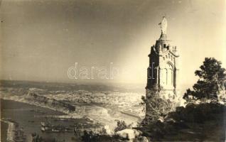 1939 Oran, general view form Fort Santa Cruz with the tower of the Santa Cruz church, photo