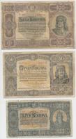 10db klf krajcár, korona, pengő bankjegy, közte 1849. 30kr "Kossuth bankó", 1920. 500K &qu...