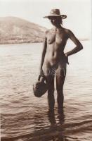 cca 1978 Korabeli nagyítások, 3 db finoman erotikus fénykép, 24x18 cm és 29x20 cm  / 3 erotic photos