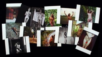 cca 1980 Mindenből egy kicsi, 13 db finoman erotikus fénykép, modern nagyítások, 15x10 cm / 13 erotic photos, 15x10 cm