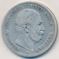 Német Államok / Poroszország 1883A 2M Ag "I. Vilmos" T:2-,3
German States / Prussia 1883A...