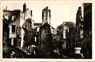 Hennebont, Sinistré, Puits Ferré / disaster, damaged buildings (fa)