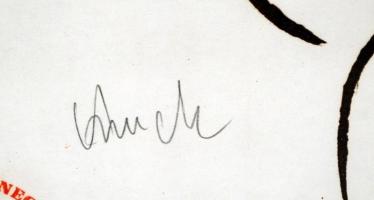 Olvashatatlan jelzéssel: Lovagló nő. Litográfia, papír, üvegezett keretben, 41×29 cm