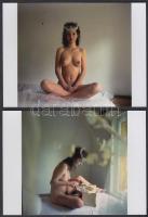 cca 1985 Csipkerózsika álma, 6 db finoman erotikus fénykép, modern nagyítások, 13x18 cm / 6 erotic p...