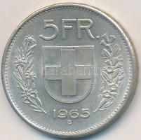 Svájc 1965B 5Fr Ag T:2 Switzerland 1965B 5 Francs Ag C:XF