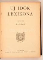 Új idők lexikona I.-XII. kötet, 6 kötetbe kötve. Bp., 1936-38, Signer és Wolfner. Egységes, aranyozo...