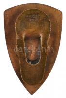 ~1930. "Országos Frontharcos Szövetség" zománcozott Br miniatűr gomblyukjelvény, hátoldalo...