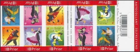 Dancing stamp booklet, Tánc bélyegfüzet