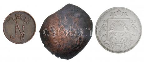 Vegyes: Bizánci Birodalom / Konstantinápoly / I. Mánuel Komnénosz 1143-1180. Trachy Cu (2,7g) + Finn...