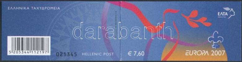 Europa CEPT: Cserkész bélyegfüzet, Europa CEPT: Scouting stamp booklet