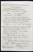 1927 A söjtöri plébános levele, melyben egy akkoriban megjelent újságcikk állításait cáfolva megerős...