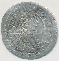 Csehország / történelmi tartomány 1709GE 3kr Ag "I. József" Prága T:3 kissé hullámos
Bohe...