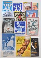 Vendéglátóiparral kapcsolatos reklámbélyeg gyűjtemény 5 lapos közepes berakóban