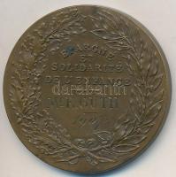 Franciaország 1907. "Franciaország Ifjúsági Alapítványa" Br kitüntető érme gravírozva. Szign.: R. Brangier (36mm) T:2 France 1907. "Youth Foundation of France" engraved Br medal. Sign.: R. Brangier (36mm) C:XF