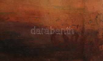 Csók jelzéssel: Virágcsendélet. Olaj, vászon, 50×40 cm