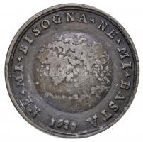 Olaszország 1680. "Krisztina svéd királynő" jelzetlen Sn emlékérem. Készítő: Giovanni Hame...