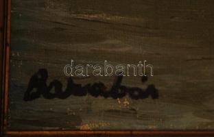 Barabás Márton, Márkusfalvi  (1893-1974):  A Gyilkos-tó látképe.  Olaj, vászon, jelzett, keretben, 8...