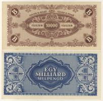 1946. 1000.000.000Milp + 10.000B.-pengő T:I-