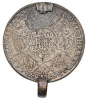 Osztrák Államok / Olmütz 1703. Tallér Ag "III. Károly József" füllel (Br.: 30,19g) T:3 pat...