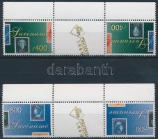Bélyegkiállítás ívszéli sor párokban, Stamp Exhibition margin set in pairs