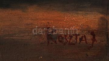 Koszta jelzéssel: Virágcsendélet. Olaj, karton, keretben, 33×24 cm