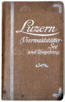 Führer für Luzern, Vierwaldstättersee und Umgebung. Szerk.: Heer, J. C. Luzern, 1907, C. J. Bucher. Térképmelléklettel. Kissé kopott papírkötésben, néhol foltos lapszélekkel.