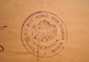 1922 A Pázmány Péter Tudományegyetem által kiadott jogi doktori diploma másolata okmánybélyeggel