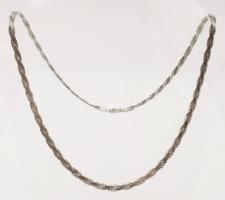 Ezüst  nyaklánc, Ag., nettó:17,7gr., jelzett, 52cm / Silver  necklace, net, Ag: 17,7 g, marked,52cm